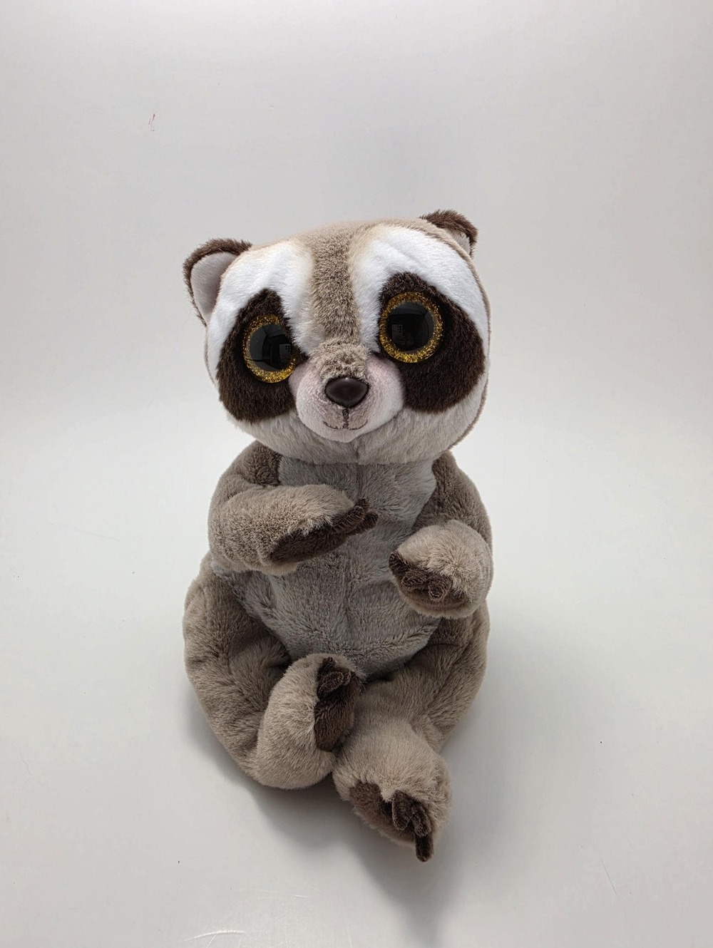 Ty Beanie Bellies "Petey” the Racoon! (8 inch) No Hang Tag